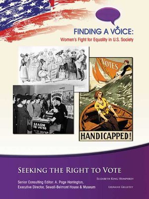 cover image of Seeking the Right to Vote